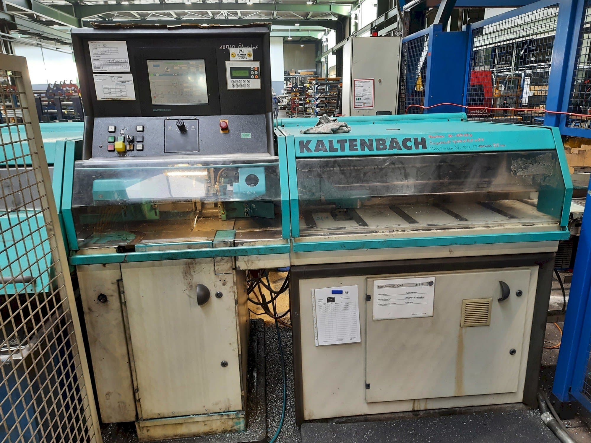 Vista frontale della macchina KALTENBACH RKS 451