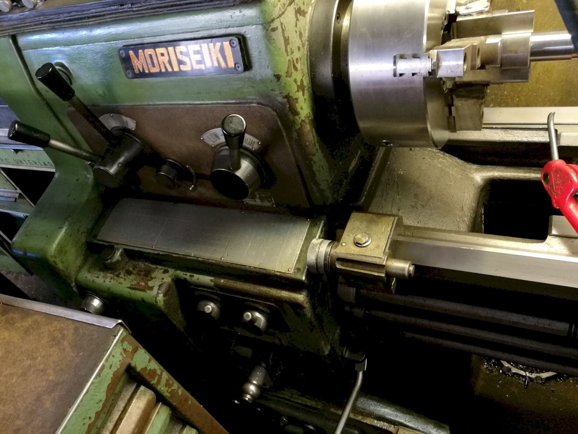 Particolare della macchina MORI SEIKI MS 1250
