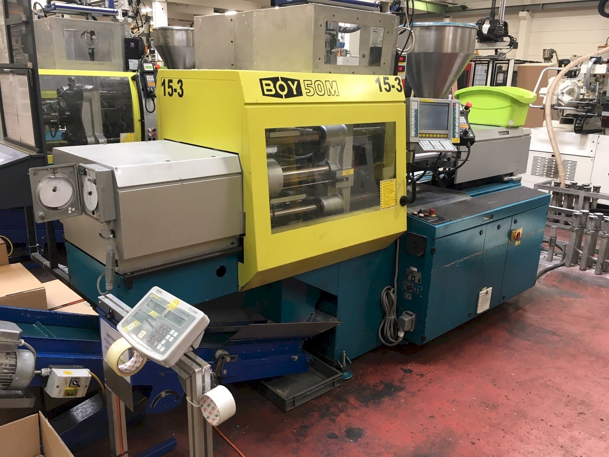 Vista frontale della macchina Dr. Boy 50M