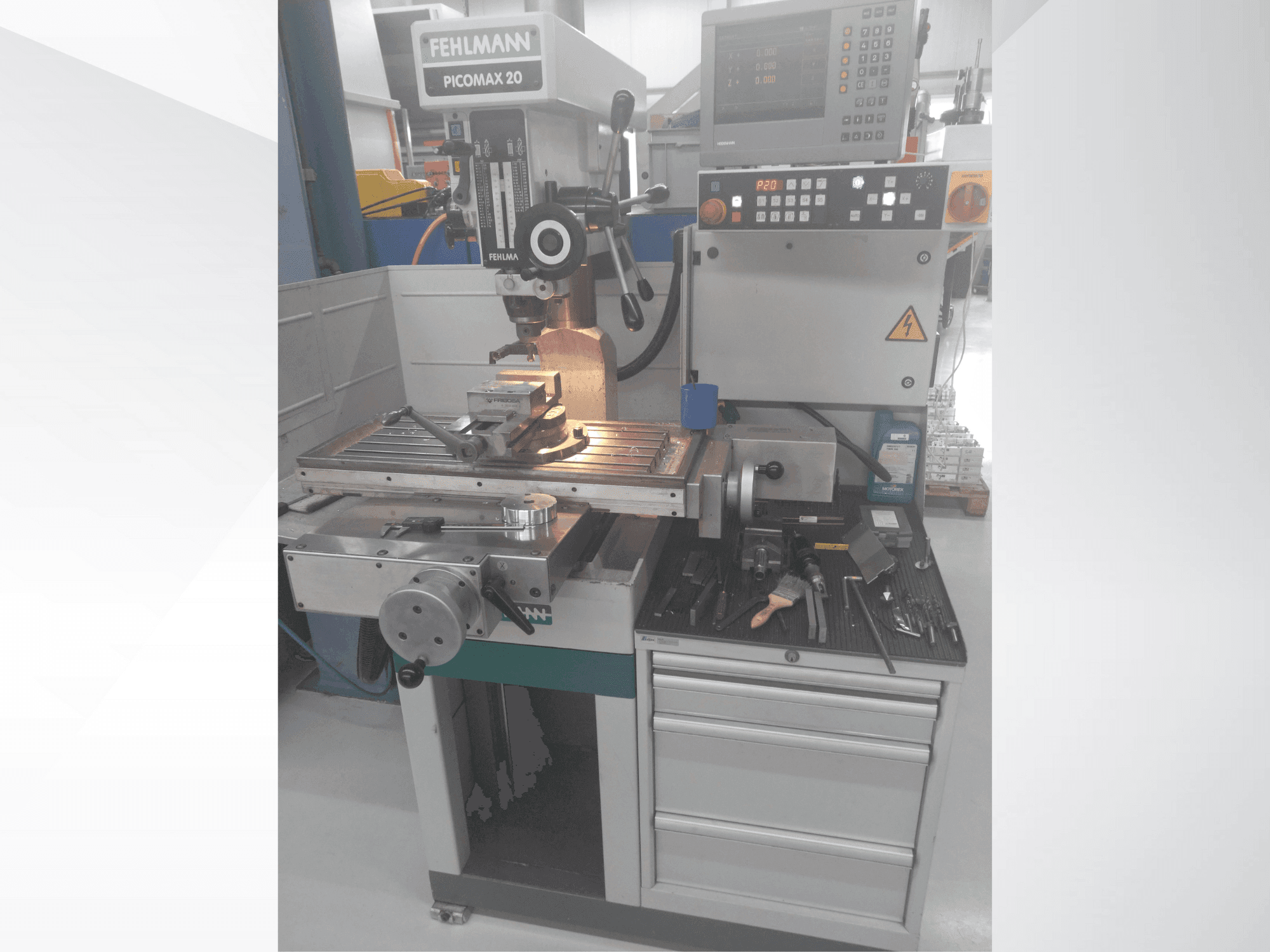 Vista frontale della macchina FEHLMANN PICOMAX 20