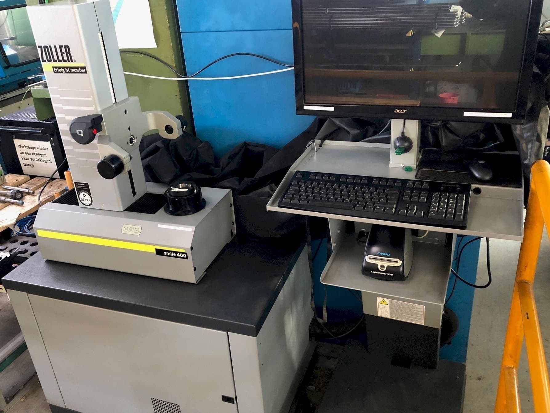 Vista frontale della macchina Zoller smile 400