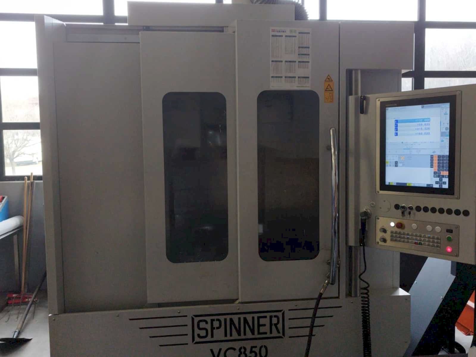 Vista frontale della macchina SPINNER VC 850