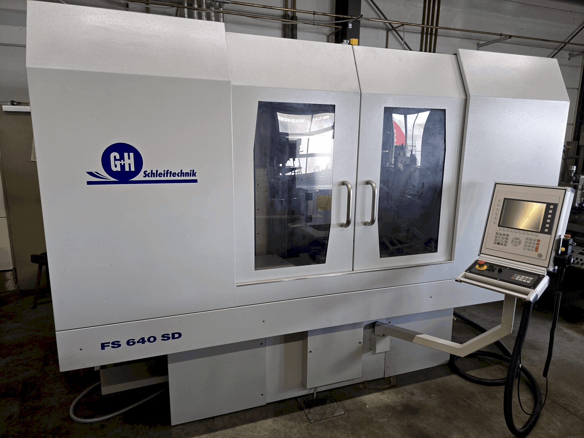 Vista frontale della macchina GEIBEL & HOTZ FS 640 SD