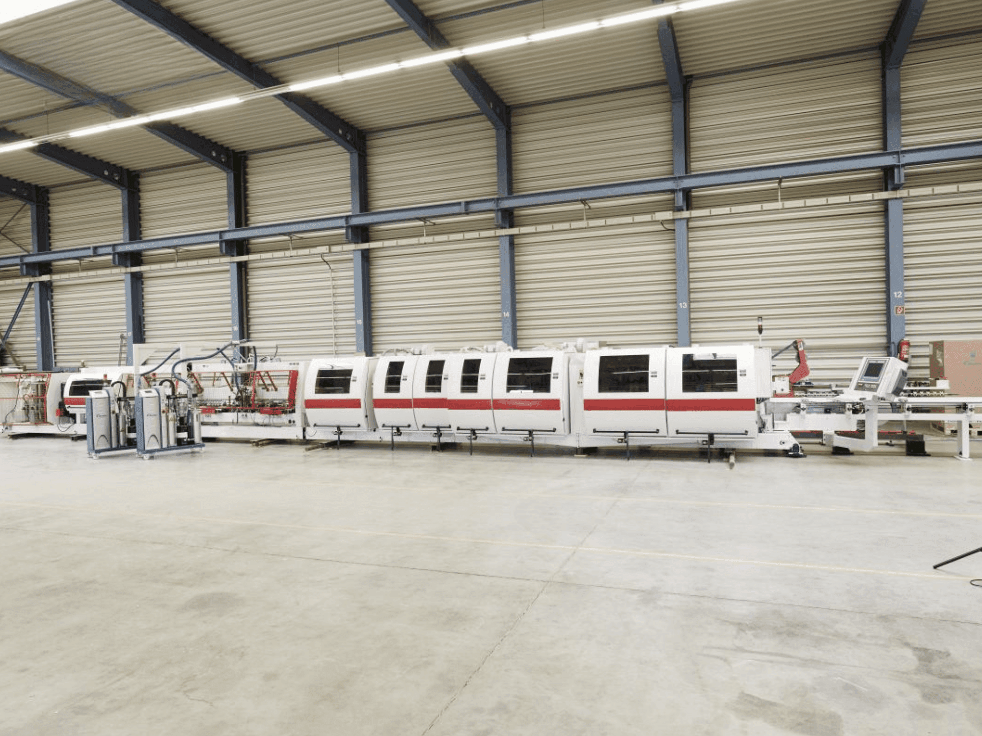 Vista frontale della macchina WEHRMANN Combima /K/I/R80/1260/V