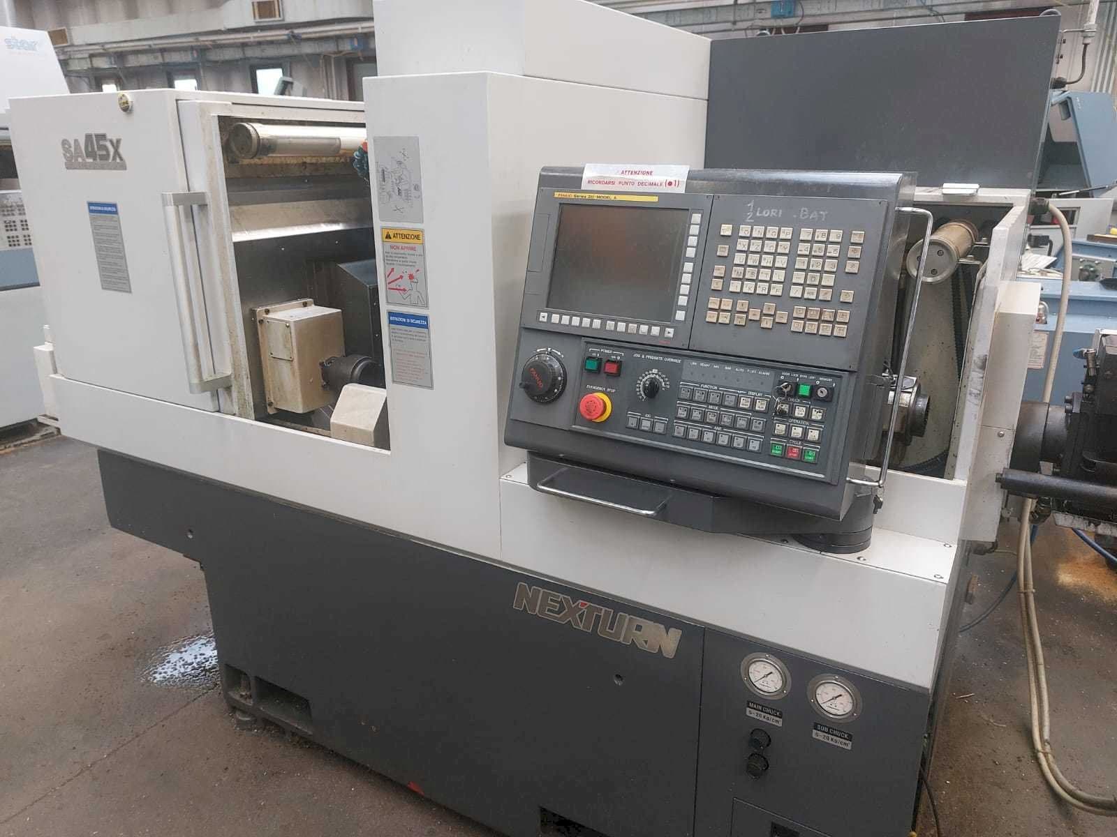 Vista frontale della macchina Nexturn SA 45X