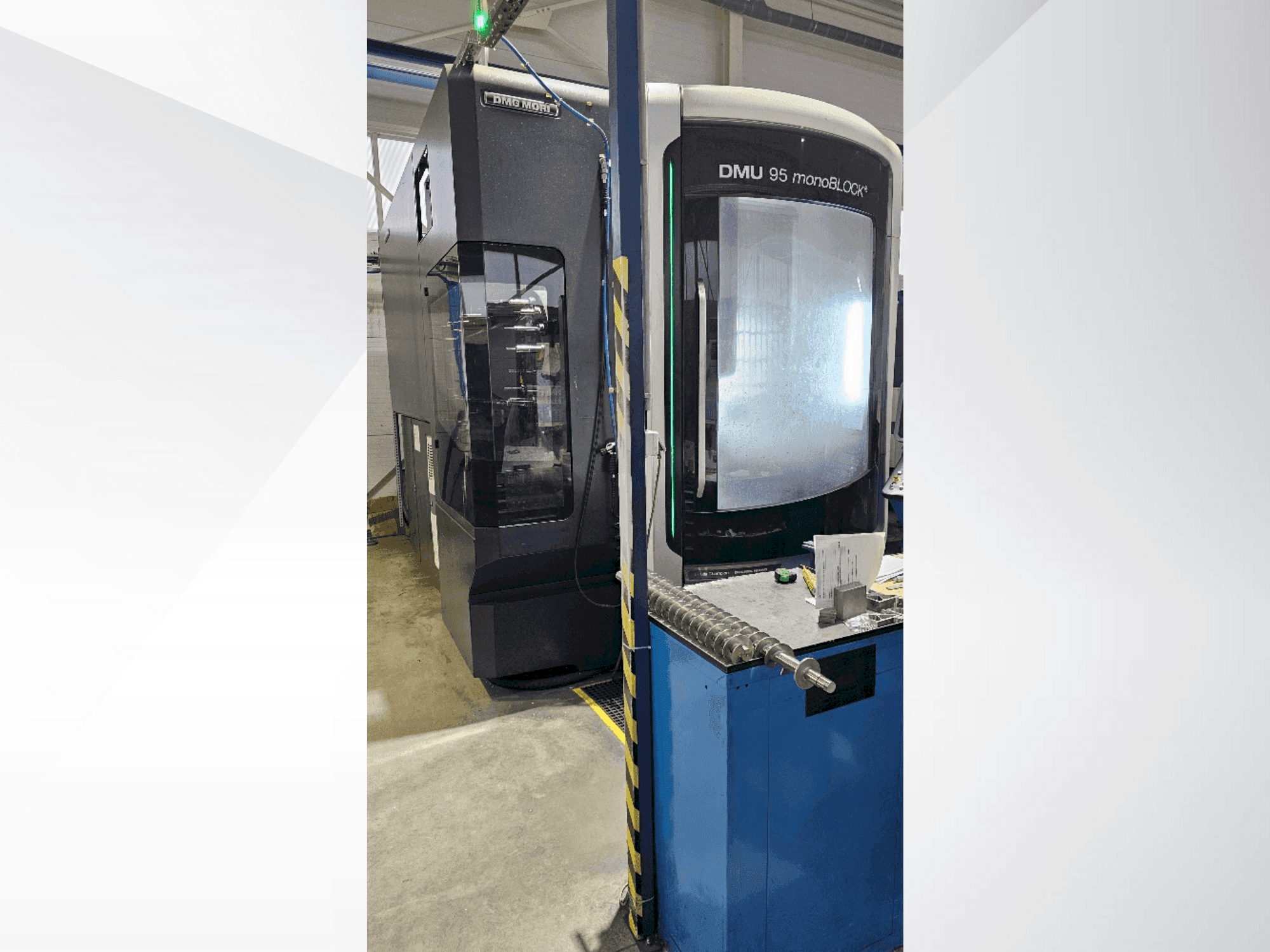 Vista frontale della macchina DMG MORI DMU 95 monoBlock