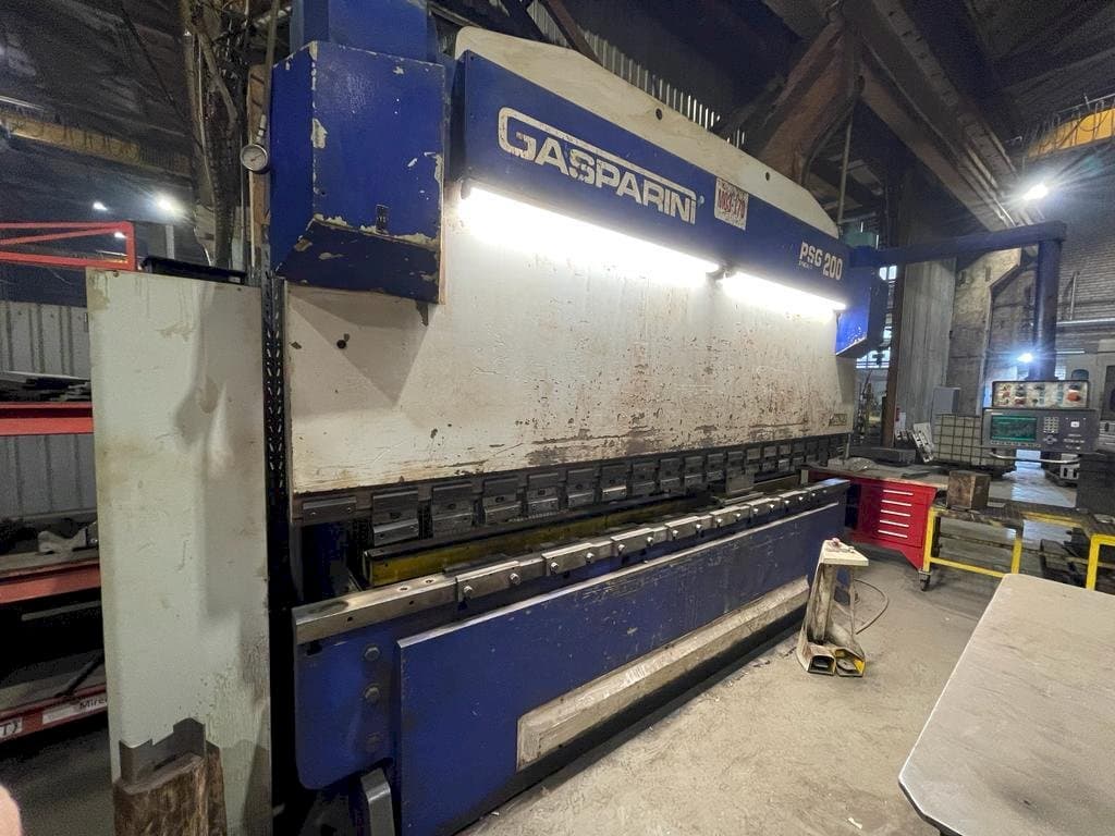 Vista frontale della macchina GASPARINI PSG 200/4000
