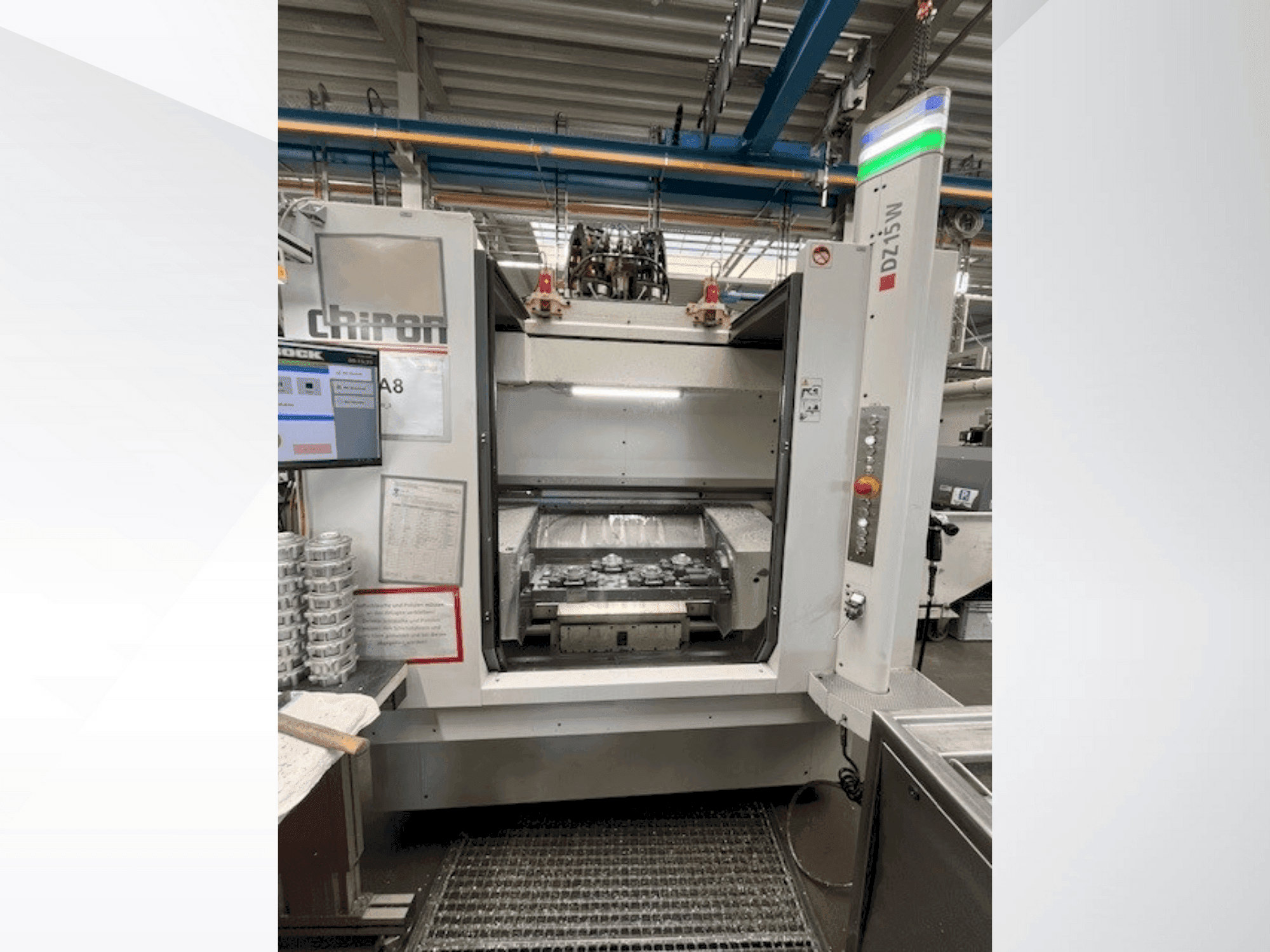 Vista frontale della macchina CHIRON DZ 15 W