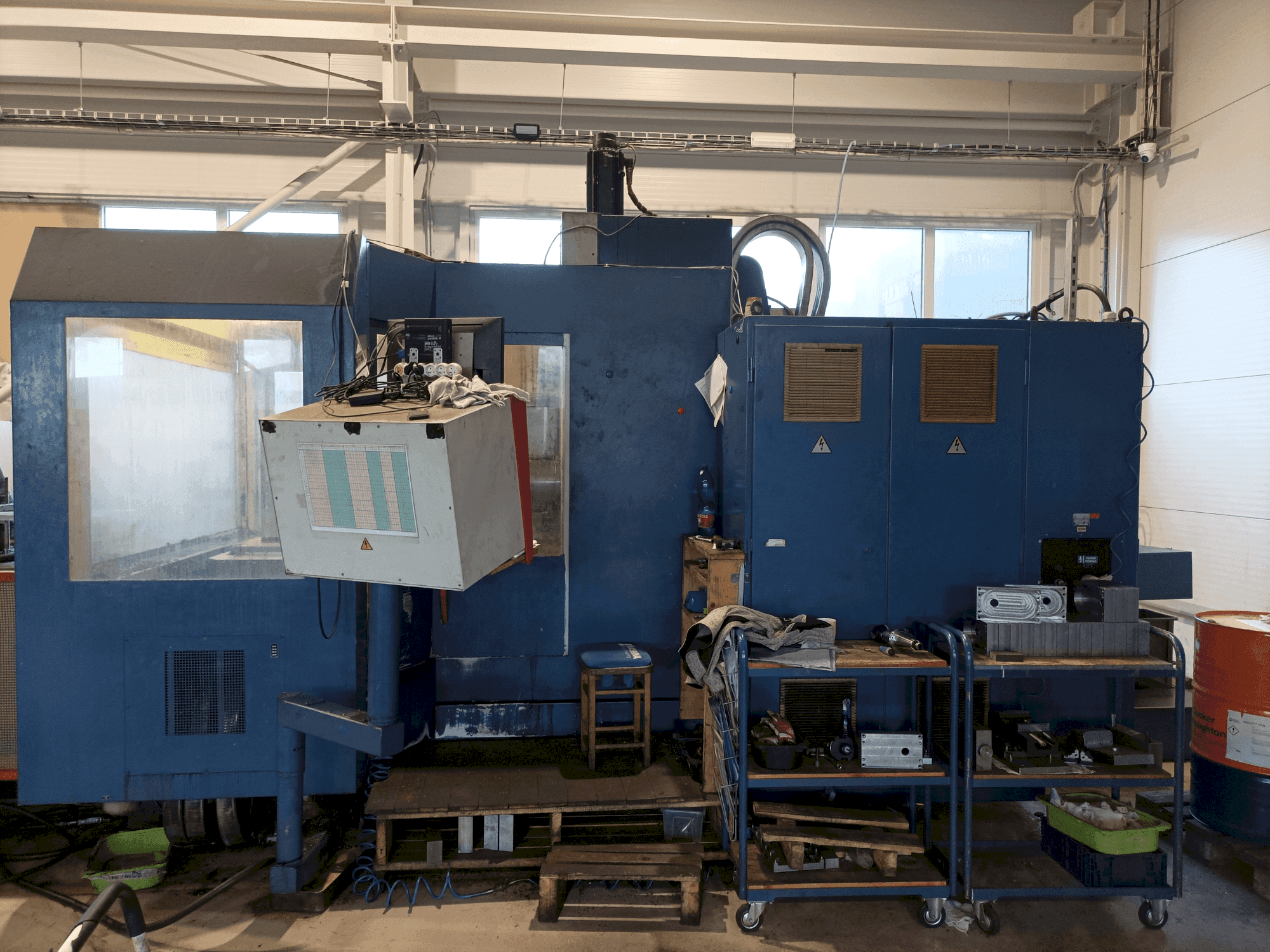 Vista frontale della macchina ZPS MCFH 63