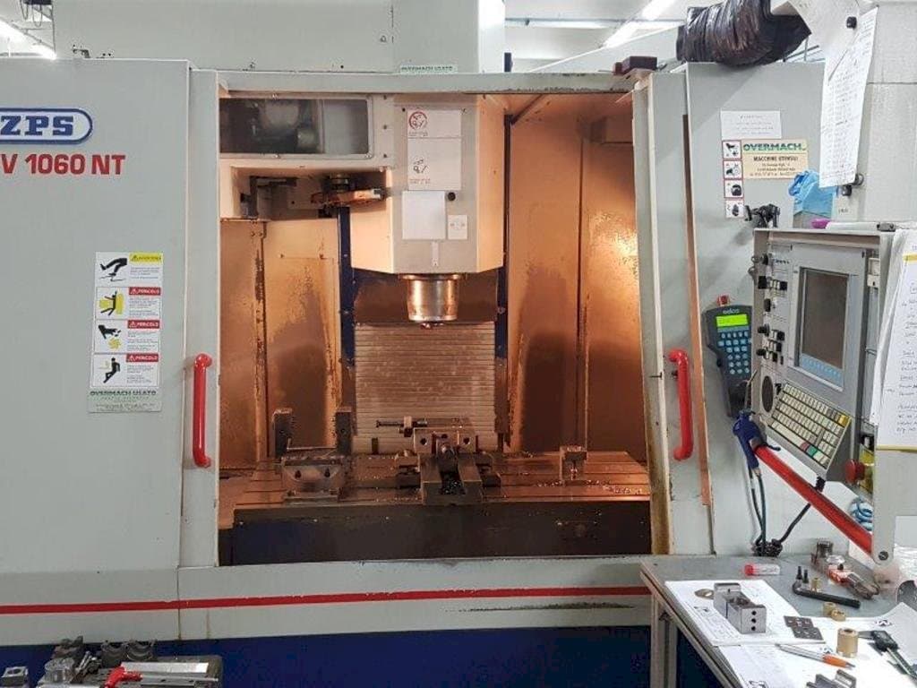Vista frontale della macchina ZPS MCFV 1060NT