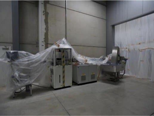 Vista frontale della macchina SACMI EL 1500