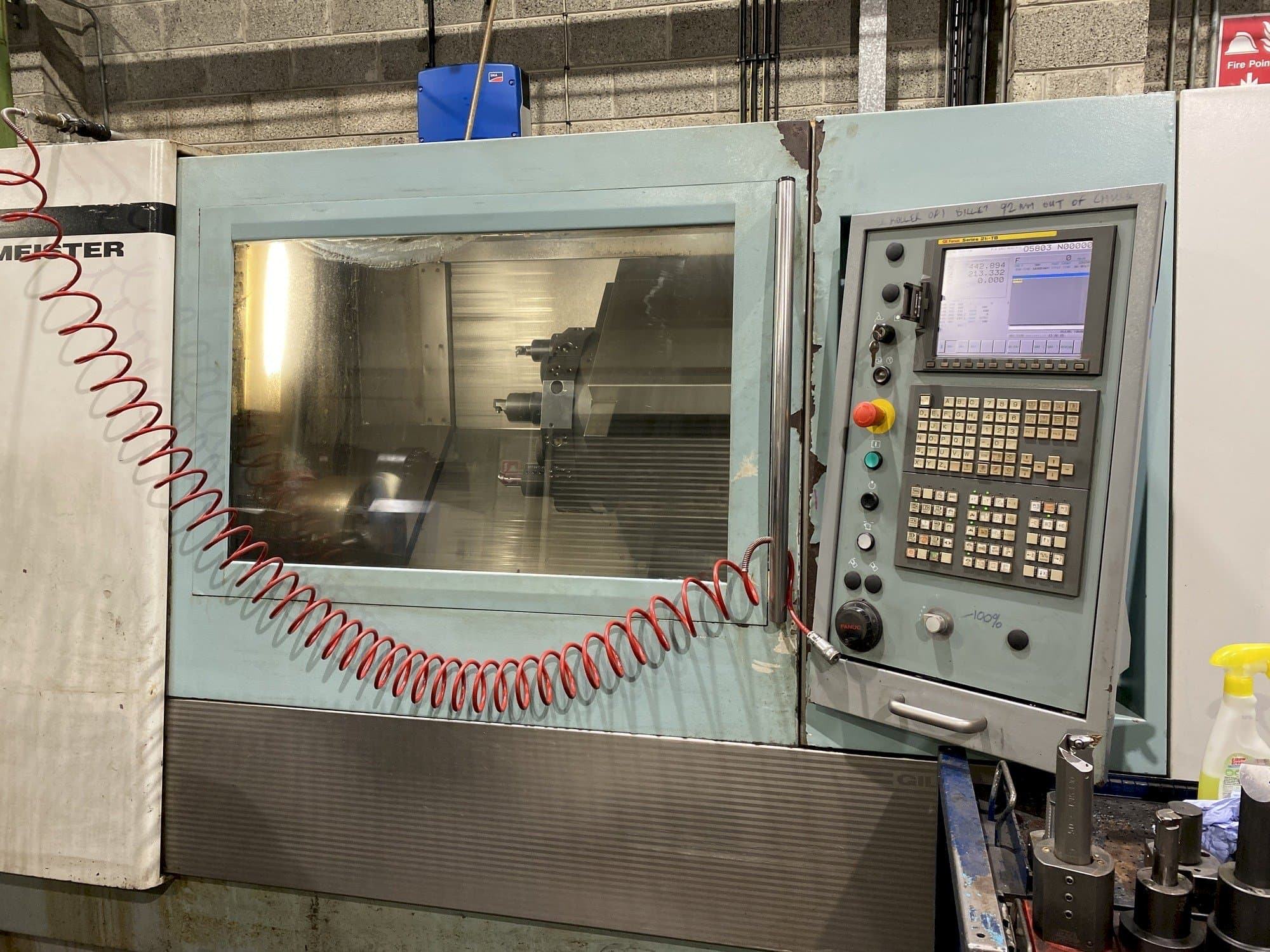Vista frontale della macchina Gildemeister CTX 510