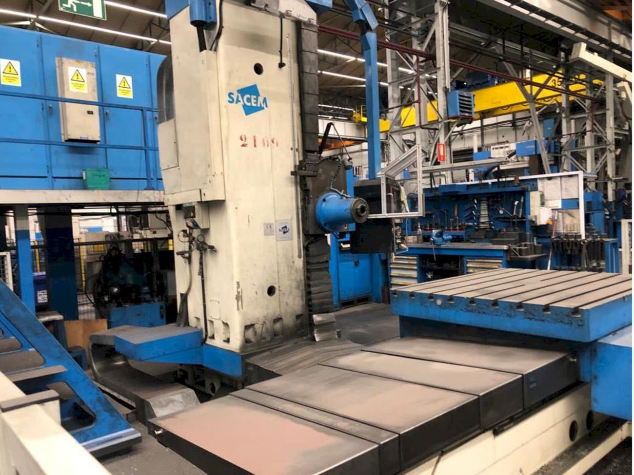 Vista frontale della macchina Sacem MSMG - XC/110-C/N