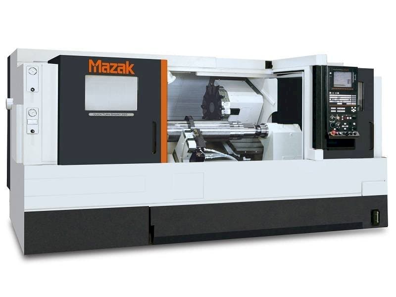 Vista frontale della macchina Mazak QUICK TURN SMART 350M