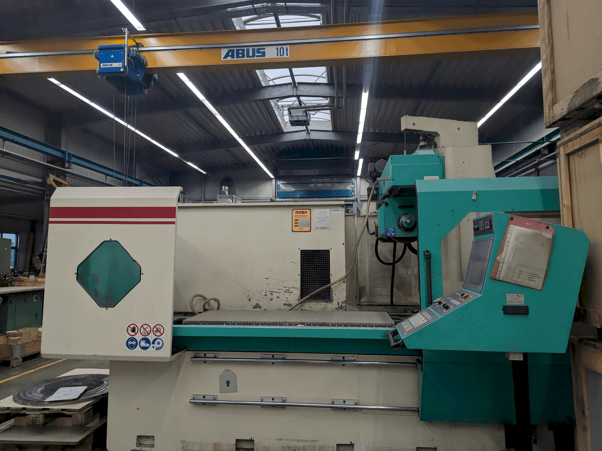 Vista frontale della macchina ROSA ERMANDO Linea Silver 16.8