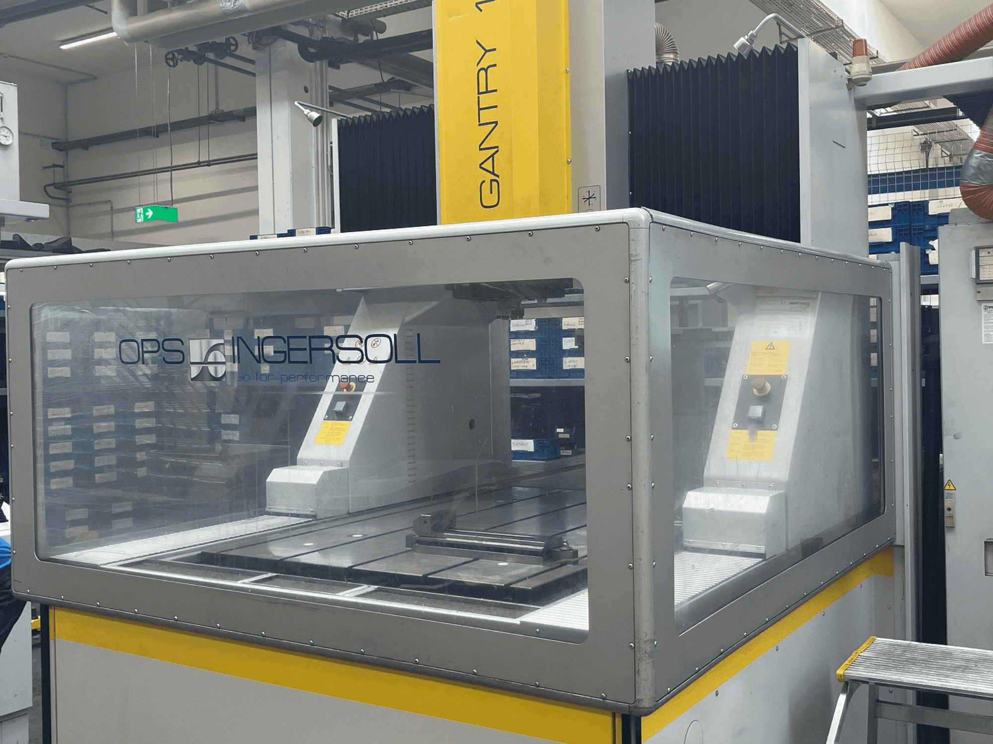 Vista frontale della macchina OPS INGERSOLL Gantry 1200