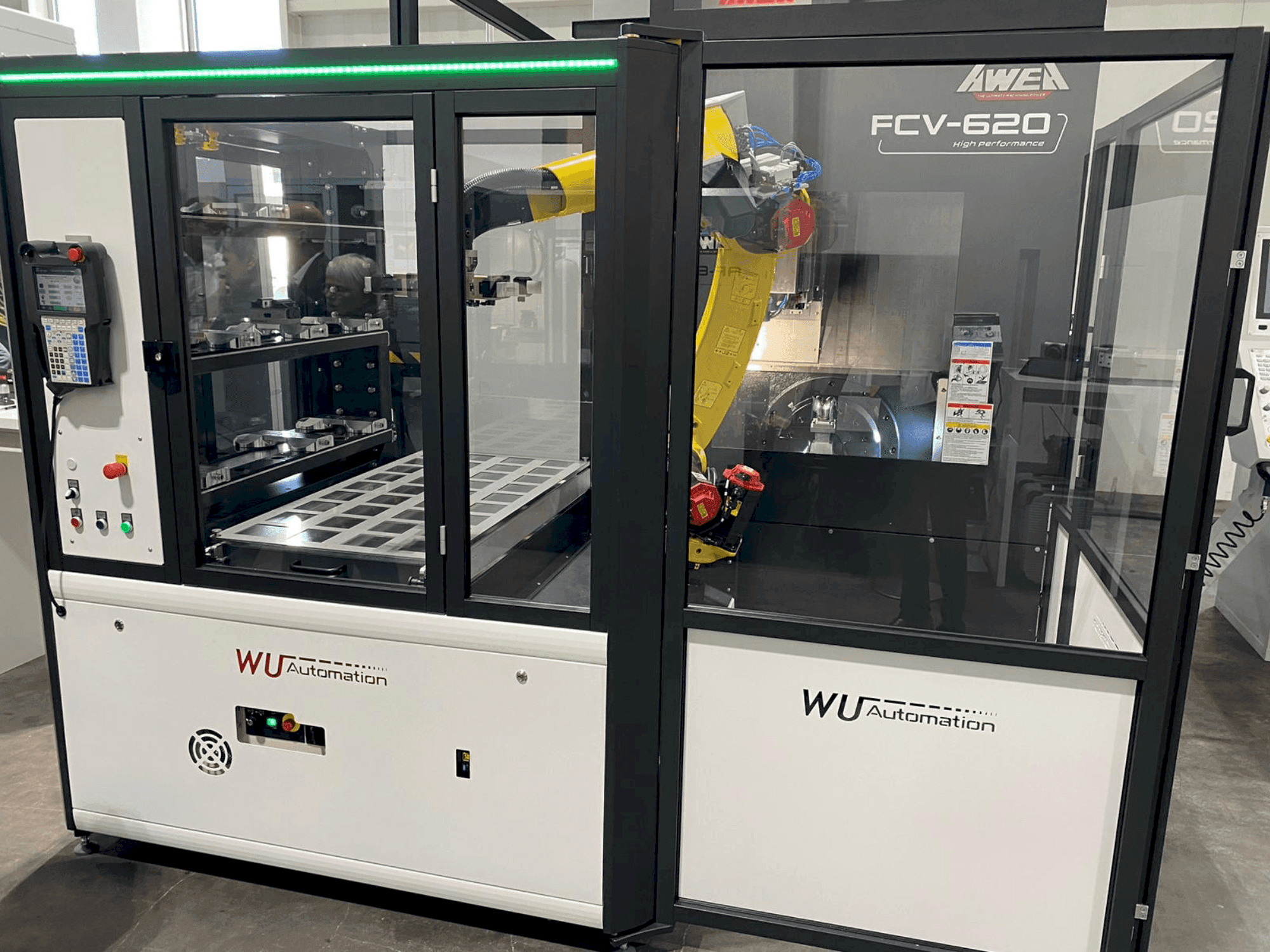 Vista frontale della macchina WU Automation RZ-3/35