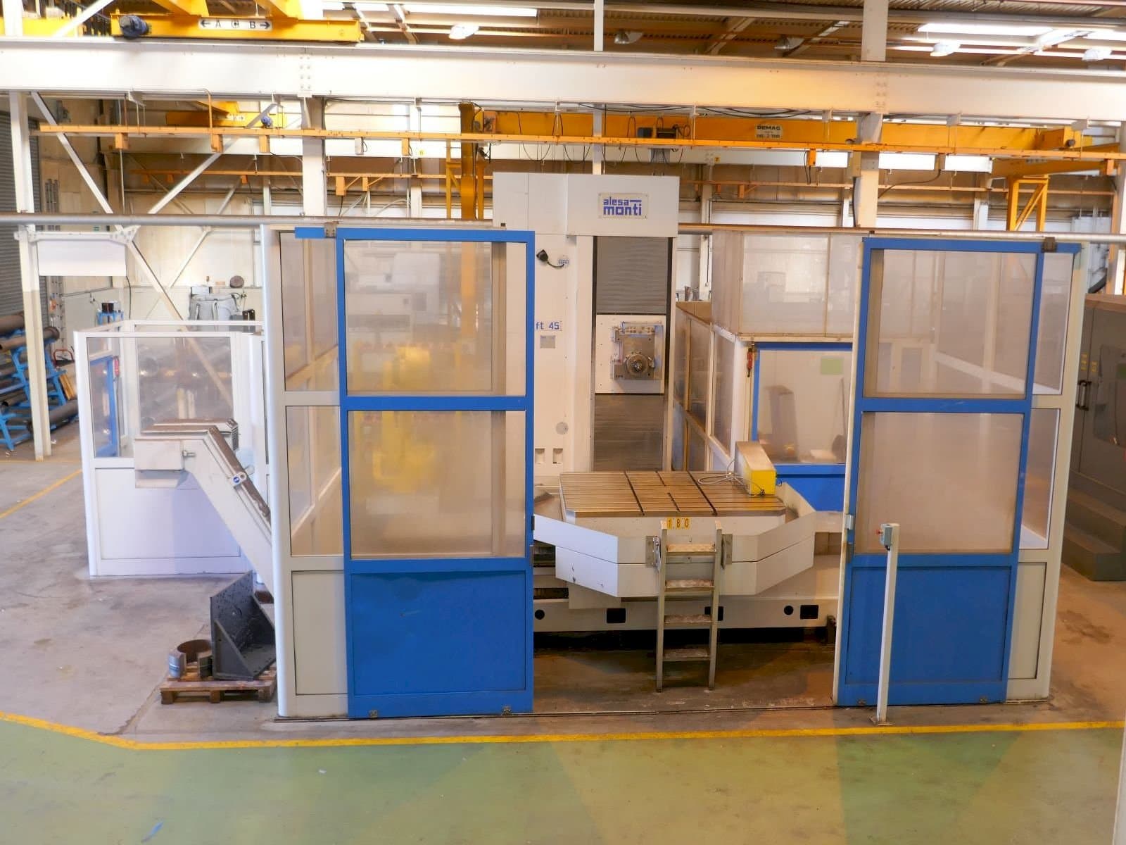 Vista frontale della macchina ALESA MONTI FT 45 TG