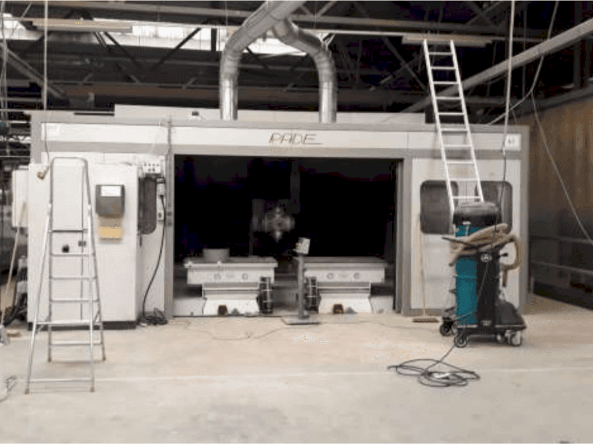 Vista frontale della macchina PADE UNI 5 concept