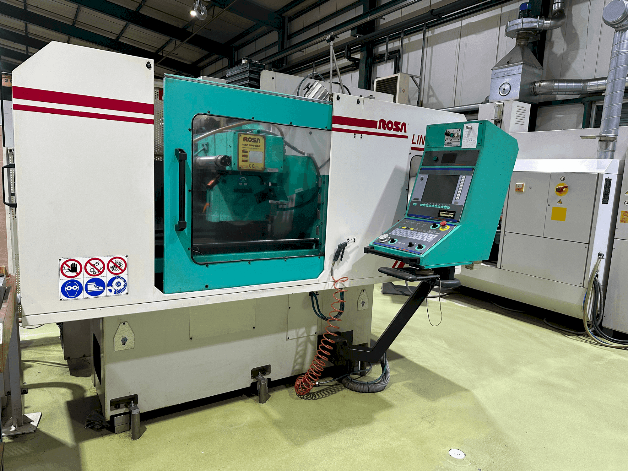 Vista frontale della macchina ROSA ERMANDO LINEA Iron 08.6