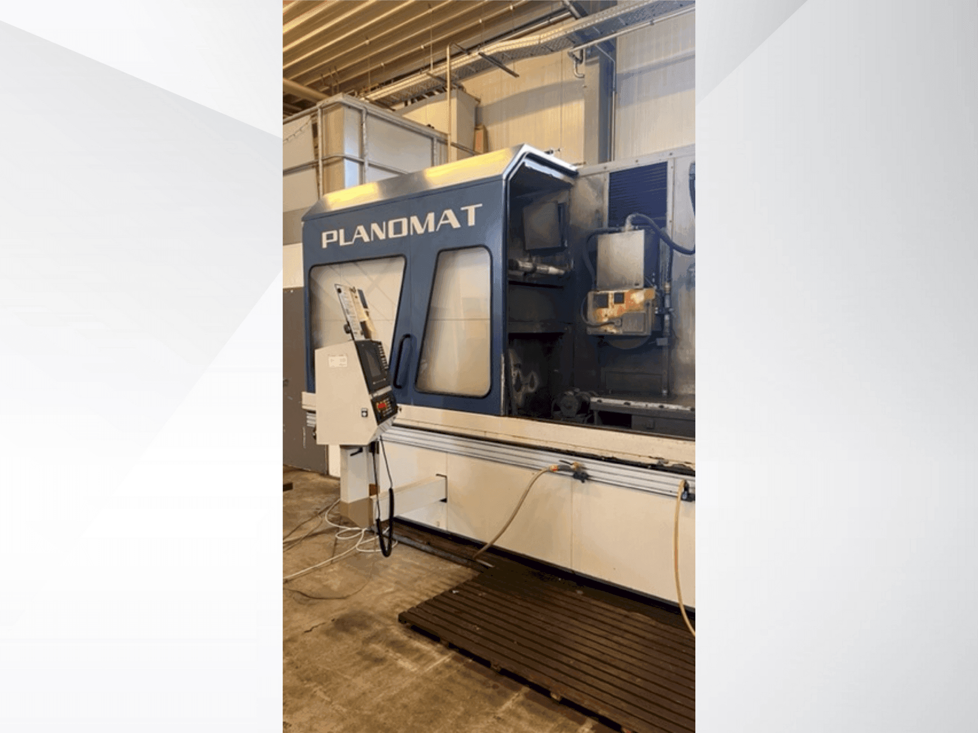 Vista frontale della macchina BLOHM Planomat 616