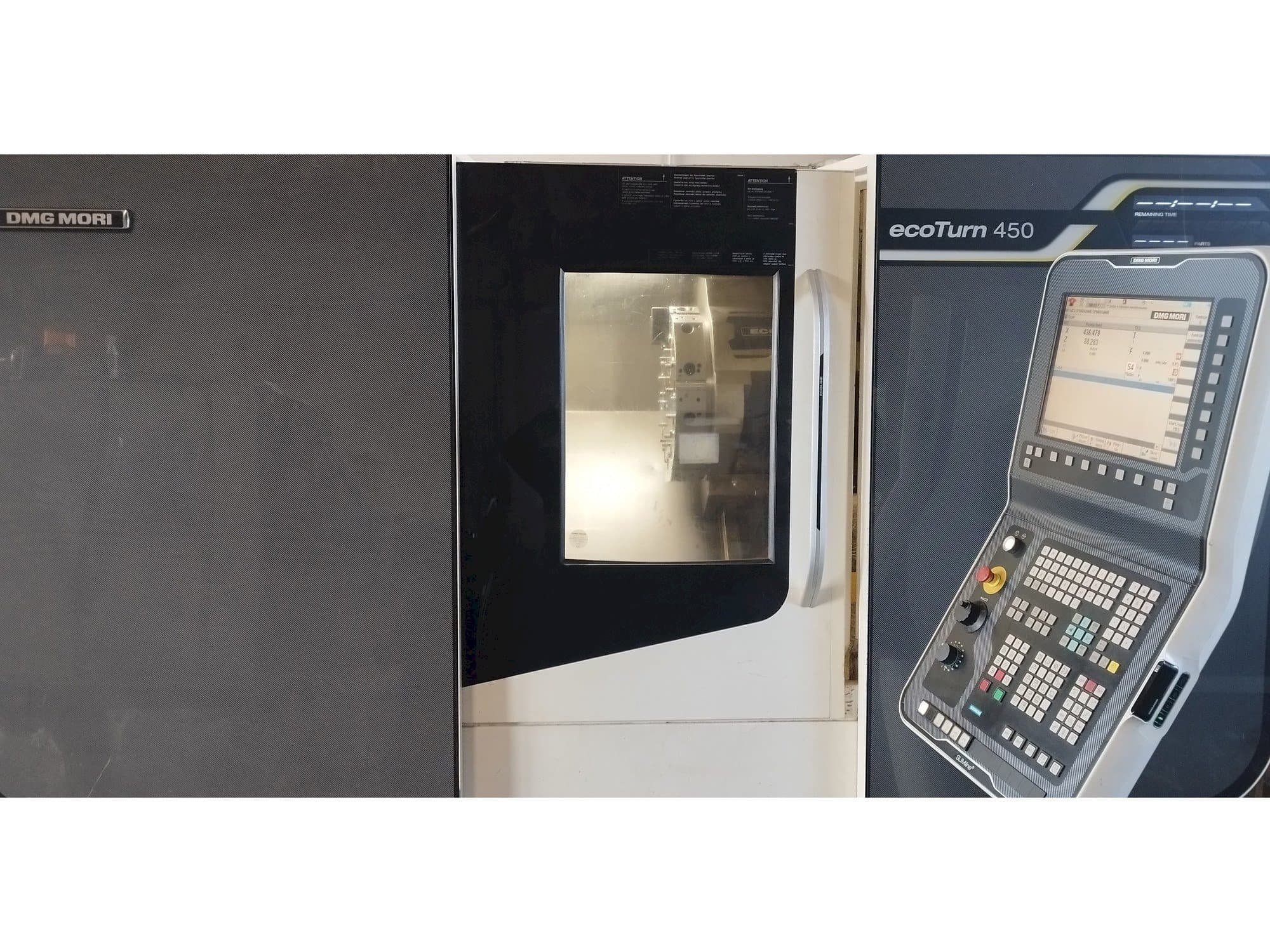 Vista frontale della macchina DMG MORI EcoTurn 450