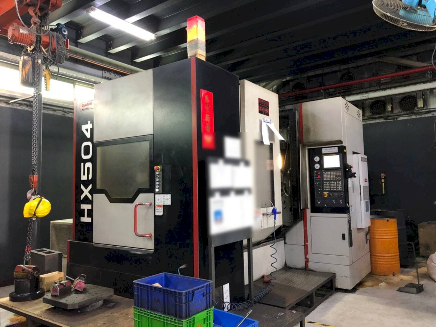 Vista frontale della macchina Quaser HX504II BP