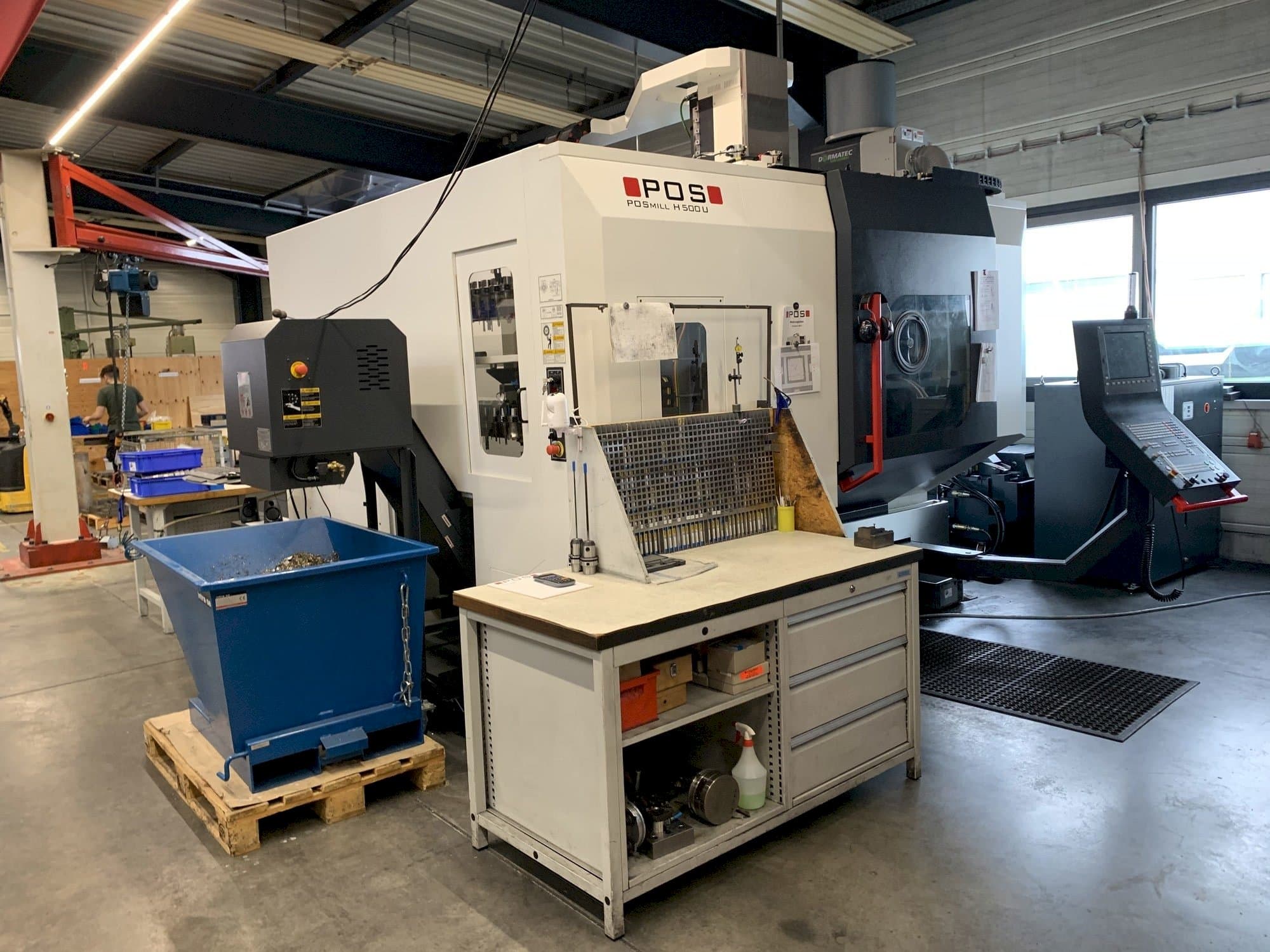 Vista frontale della macchina POSmill H 500 U