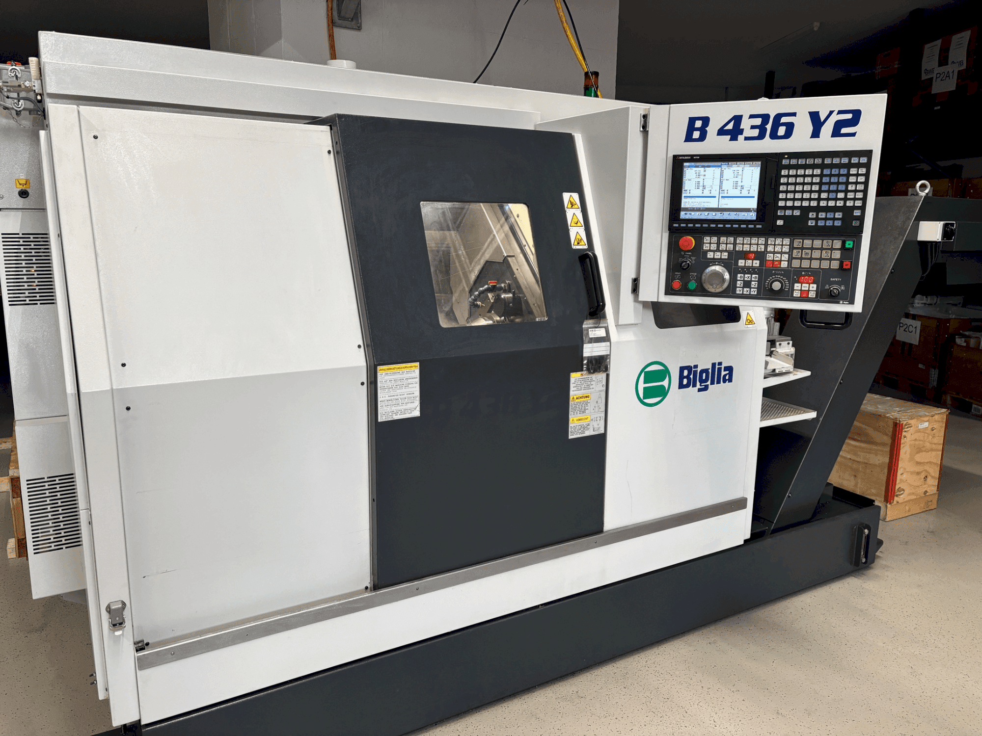 Vista frontale della macchina Biglia B436Y2