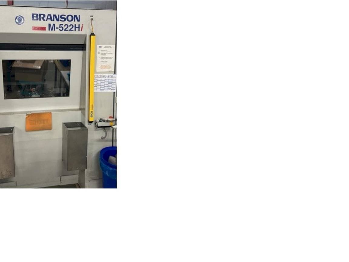 Vista frontale della macchina BRANSON M-522Hi (2010)