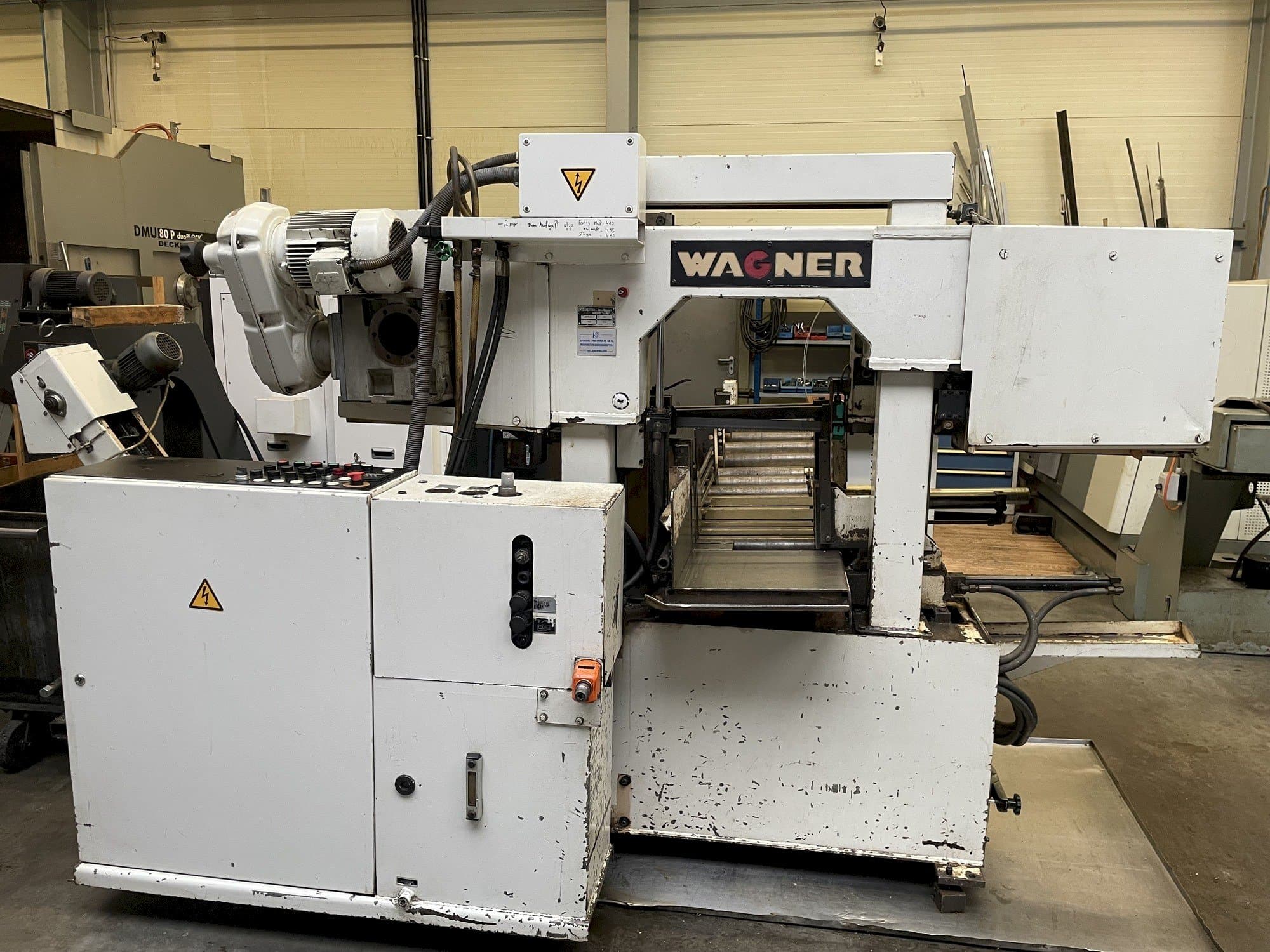 Vista frontale della macchina WAGNER WPB 340 A