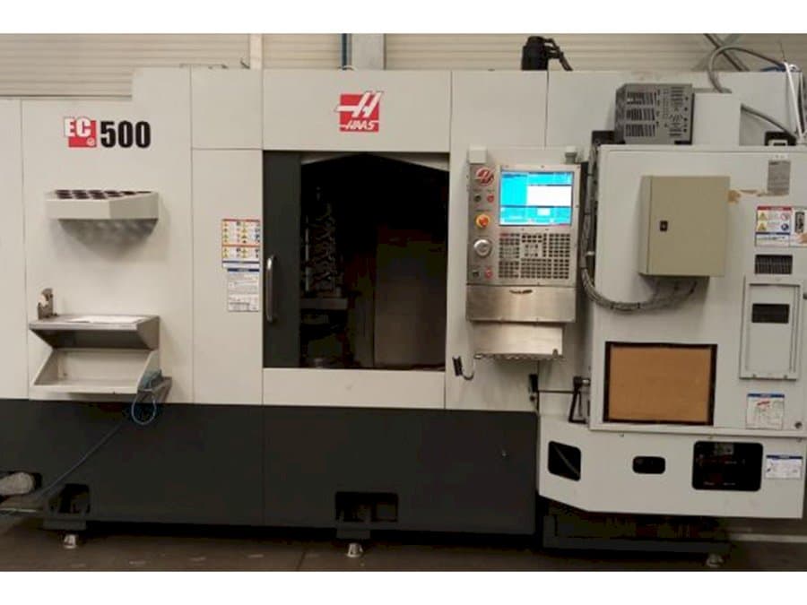 Vista frontale della macchina HAAS EC-500