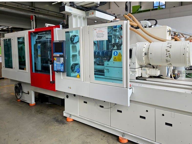 Vista frontale della macchina Krauss Maffei EX 160 / 180 mit LRX 100