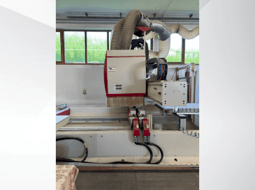 Vista frontale della macchina IMA BIMA CUT 120/240