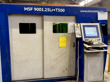 Vista frontale della macchina MicroStep MSF 9001.25Lr+T500 (2015)
