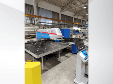 Vista frontale della macchina Euromac STX FLEX 12 1500/22-2500