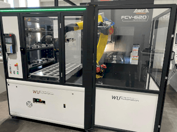 Vista frontale della macchina WU Automation RZ-3/35
