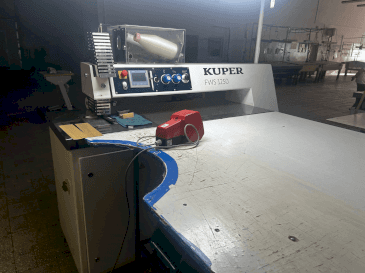 Vista frontale della macchina KUPER FWS 1250