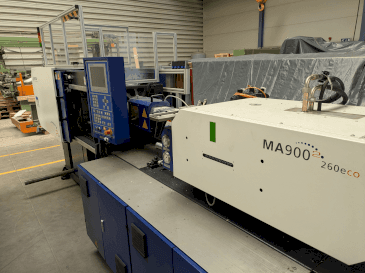 Vista frontale della macchina HAITIAN MA900 II eco