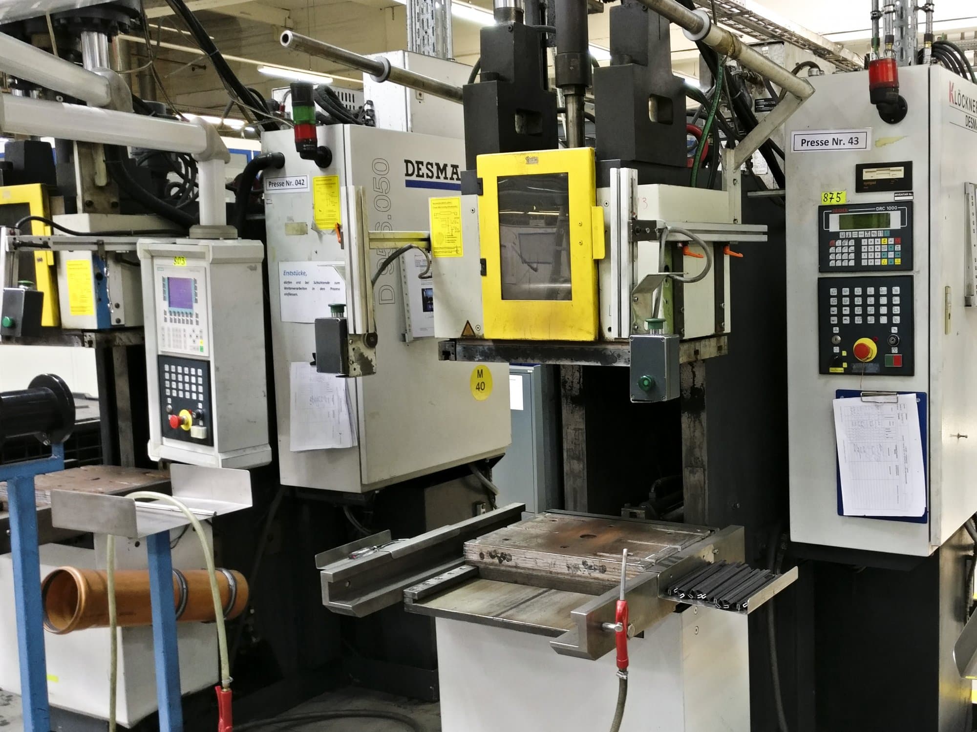 Vista lato destro della macchina Kloeckner Desma 956.050