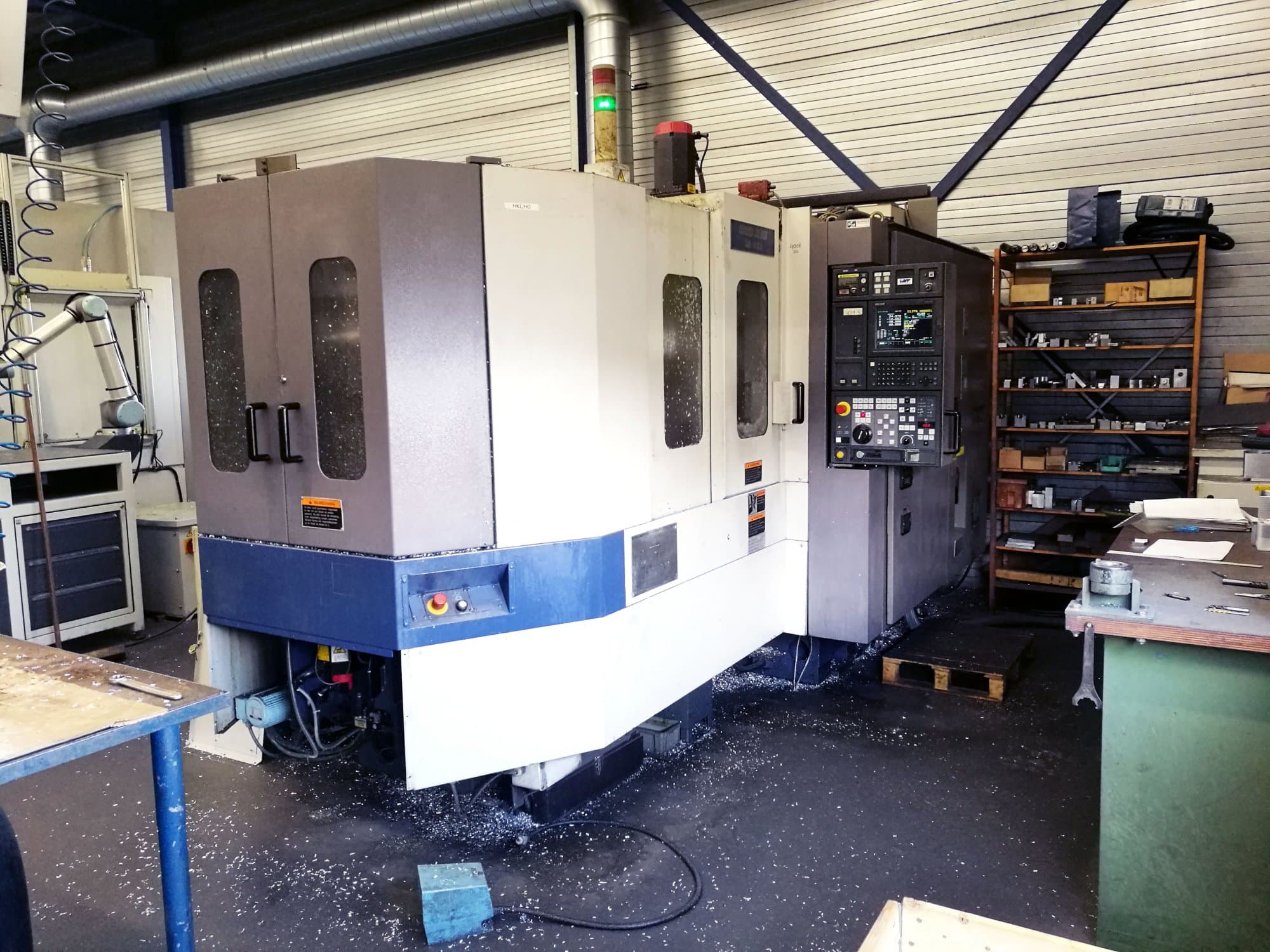 Vista lato destro della macchina MORI SEIKI SH-403