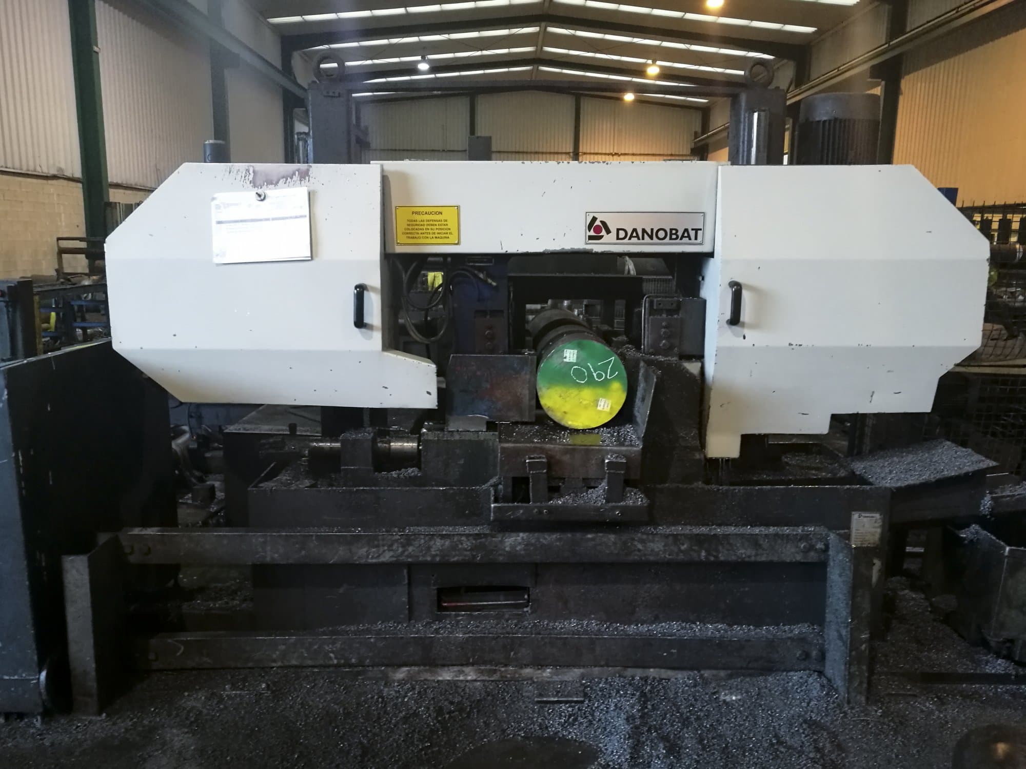 Vista frontale della macchina DANOBAT ASR 350 AF