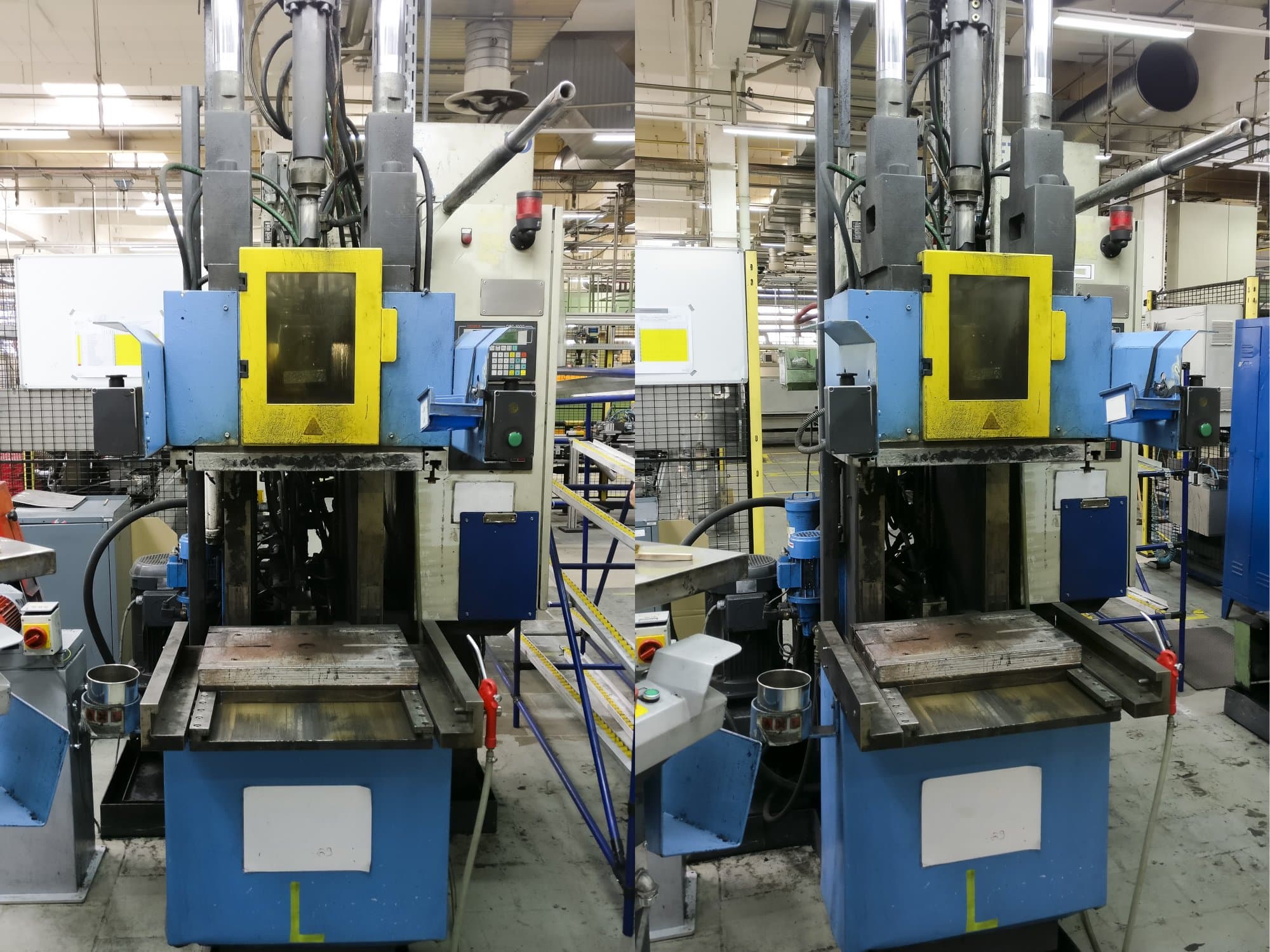 Vista frontale della macchina Kloeckner Desma 956.050