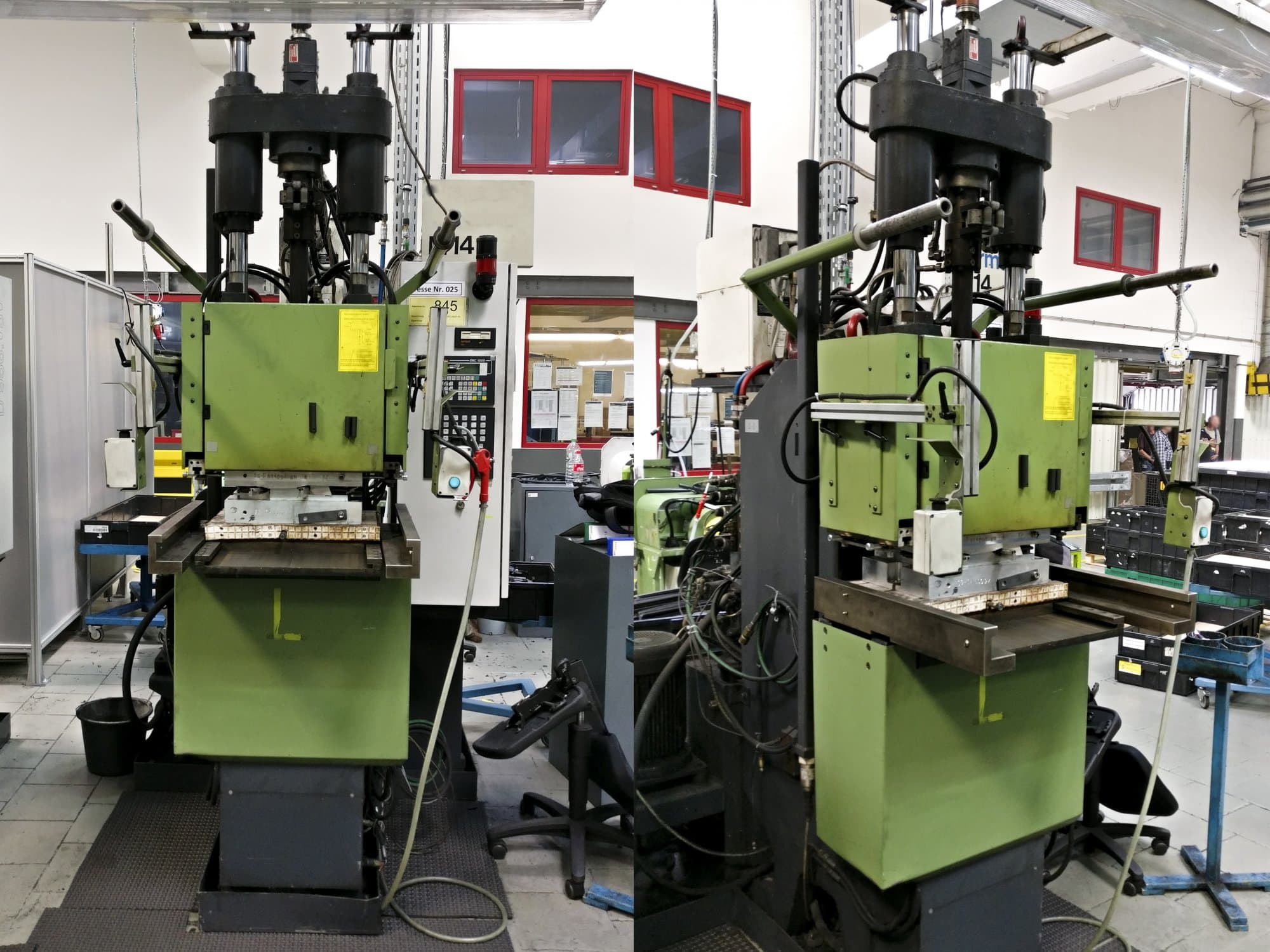 Vista frontale della macchina Kloeckner Desma 956.050