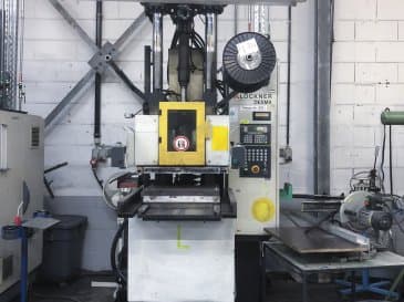 Vista frontale della macchina Kloeckner Desma 956.050 ZO