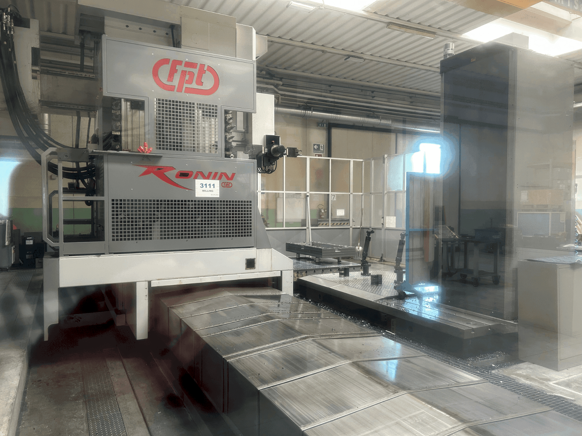 Vista frontale della macchina FPT Ronin