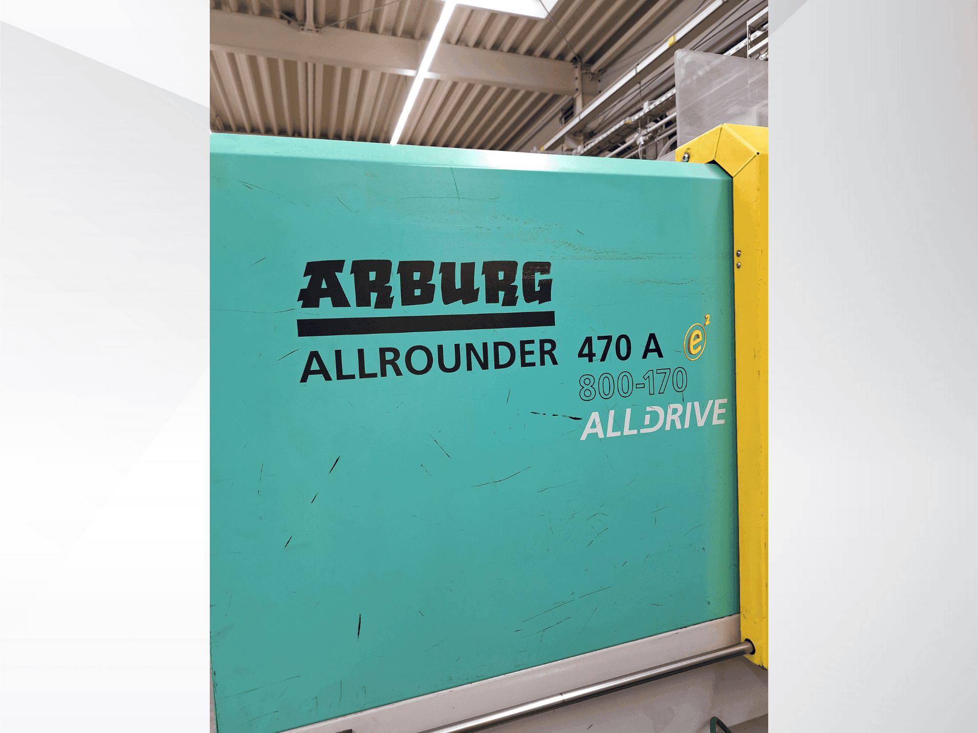 Vista frontale della macchina Arburg 470 A 800-170