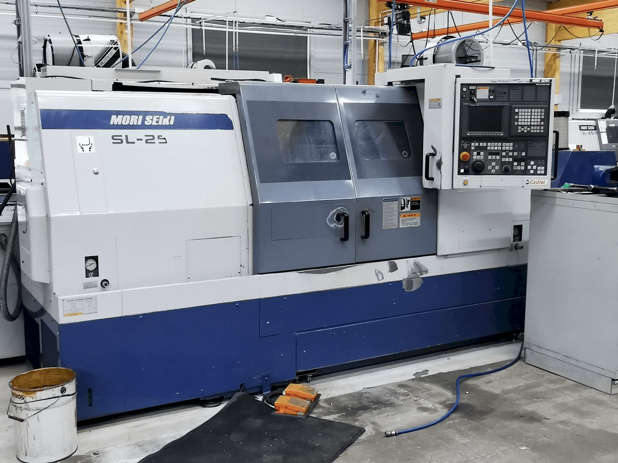Vista frontale della macchina MORI SEIKI SL-250 BMY