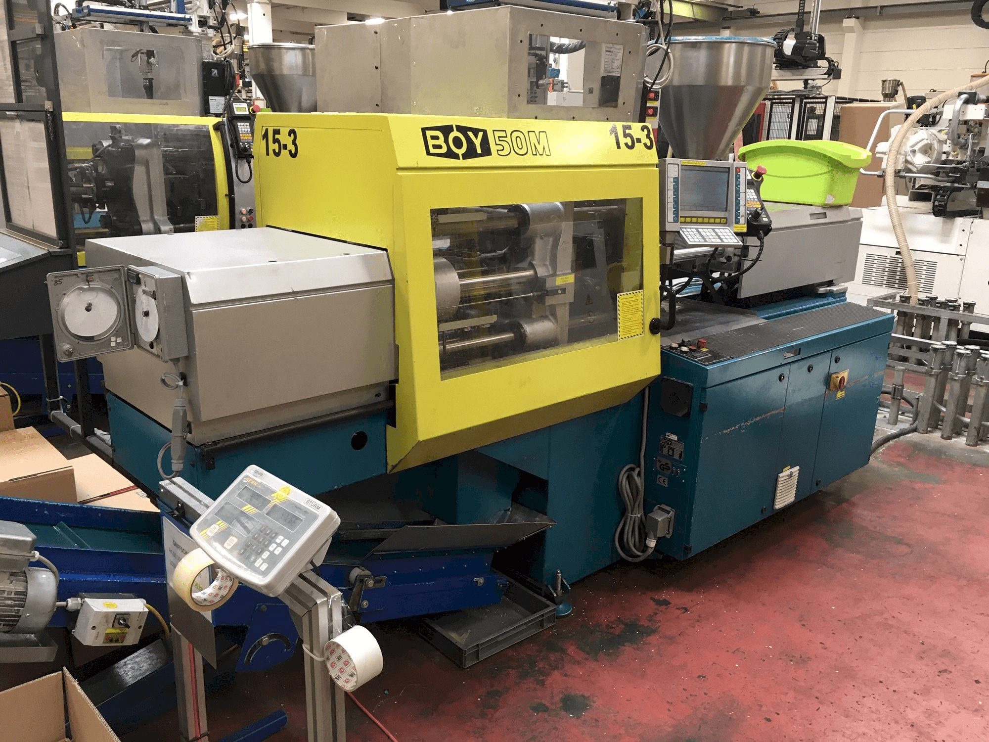 Vista frontale della macchina Dr. Boy 50M