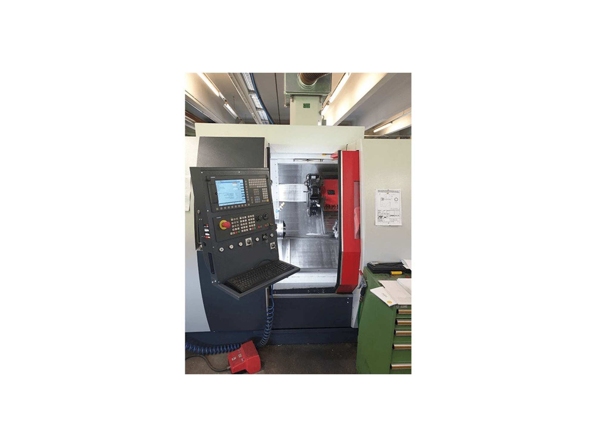 Vista frontale della macchina EMCO Turn E 65